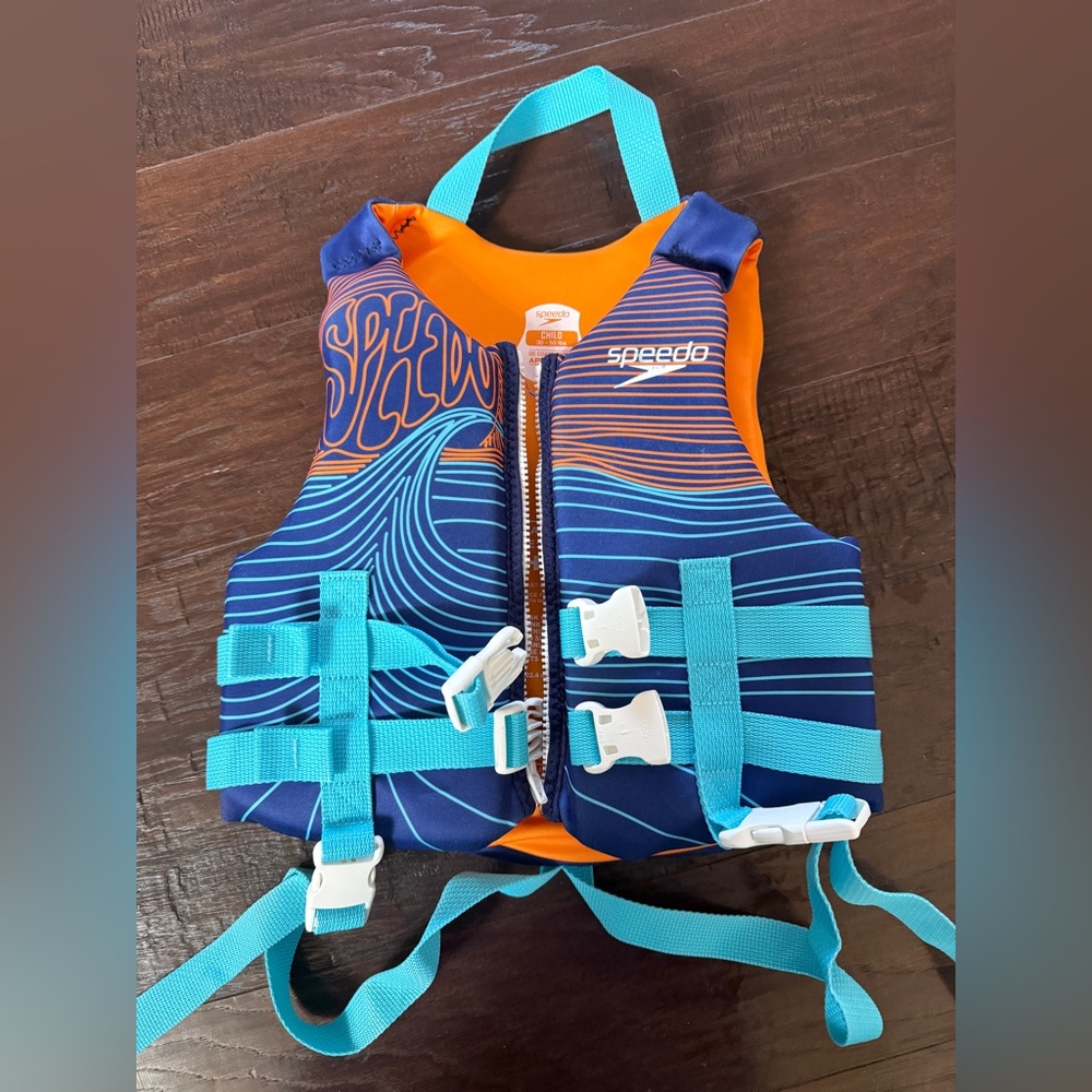 Speedo life vest jacket kids child